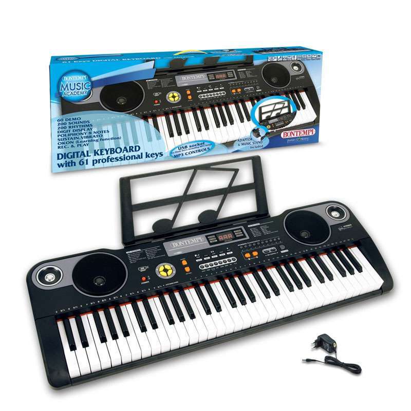 TASTIERA 61 TASTI  PROF C/USB 166118 CT1