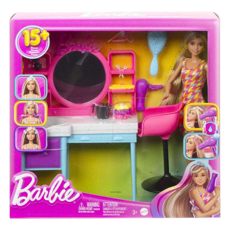 BARBIE SALONE DI BELLEZZA HKV00 CT3