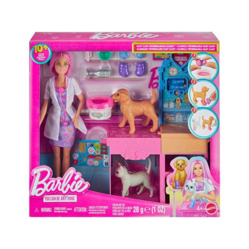 BARBIE VETERINARIA PLAYSET JFX93 CT3