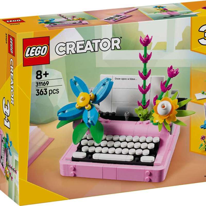 MACCHINA DA SCRIVERE C/FIORI 31169