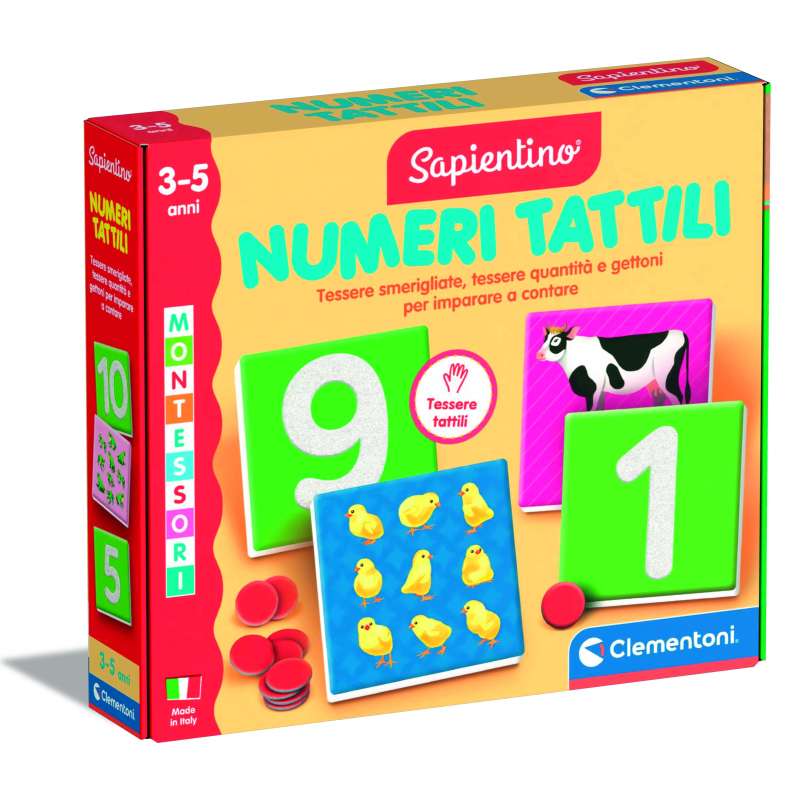 MONTESSORI - NUMERI TATTILI 16854 CT8