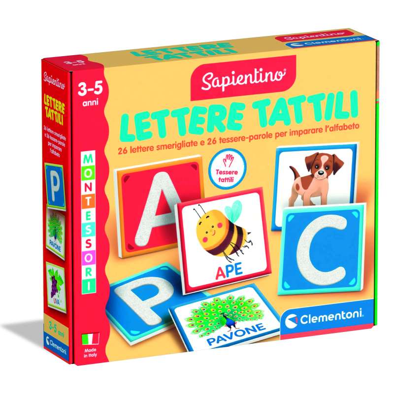MONTESSORI - LETTERE TATTILI 16855 CT8