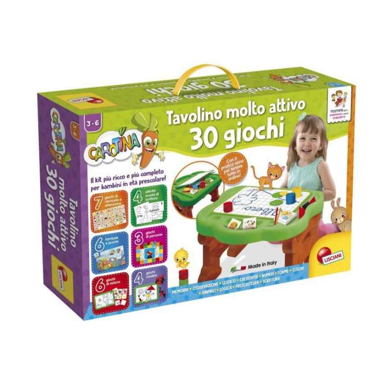 CAROTINA TAVOLINO 30 GIOCHI 97128