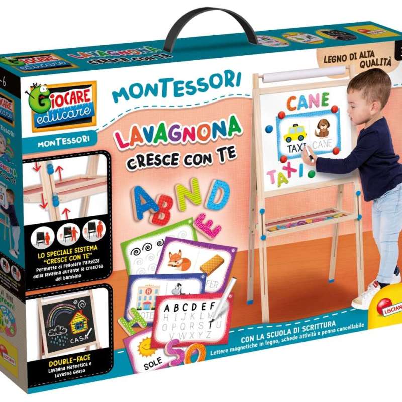 MONTESSORI LAVAGNA LEGNO 102600