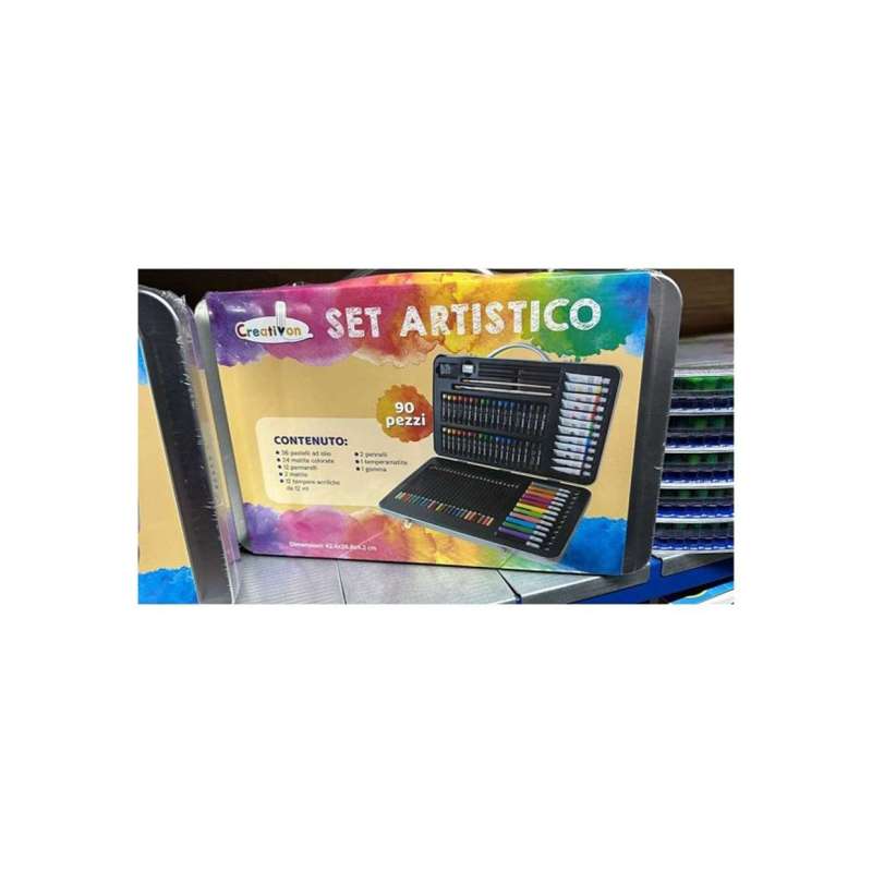SET ART. 90PZ VALIG. METALLO CREA020