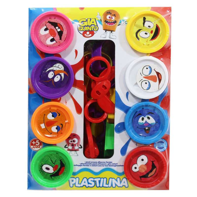 SET PLASTILINA 8PZ  GVC-1926 CT12