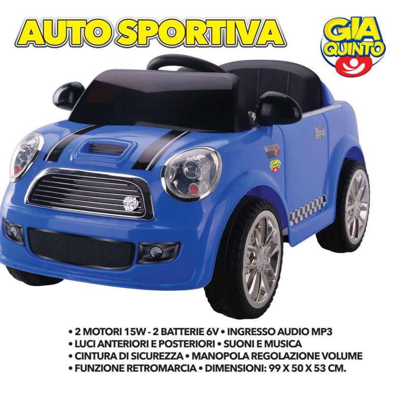 ELT. AUTO SPORTIVA BLU GVC-5259