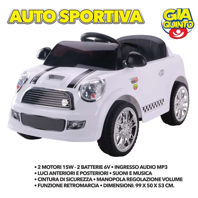 ELT. AUTO SPORTIVA BIANCA GVC-5262