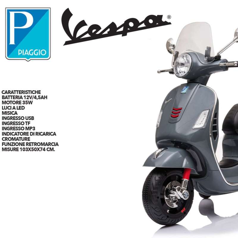 ELT. VESPA 1GTS GRIGIA 10,8V GVC-5602