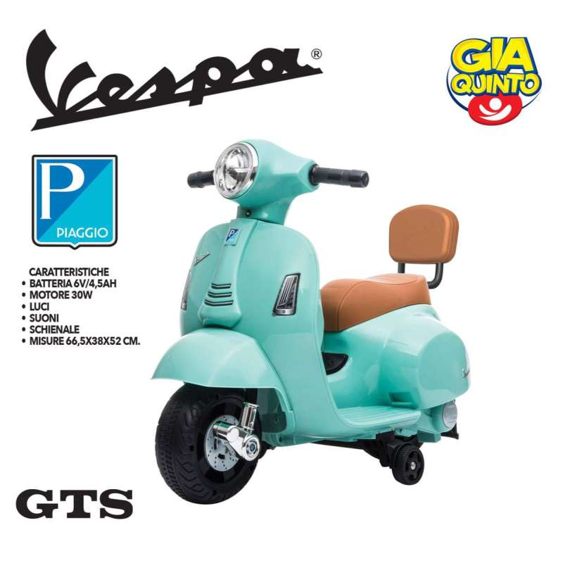 ELT. VESPA GTS VERDE 7,2V GVC-5606