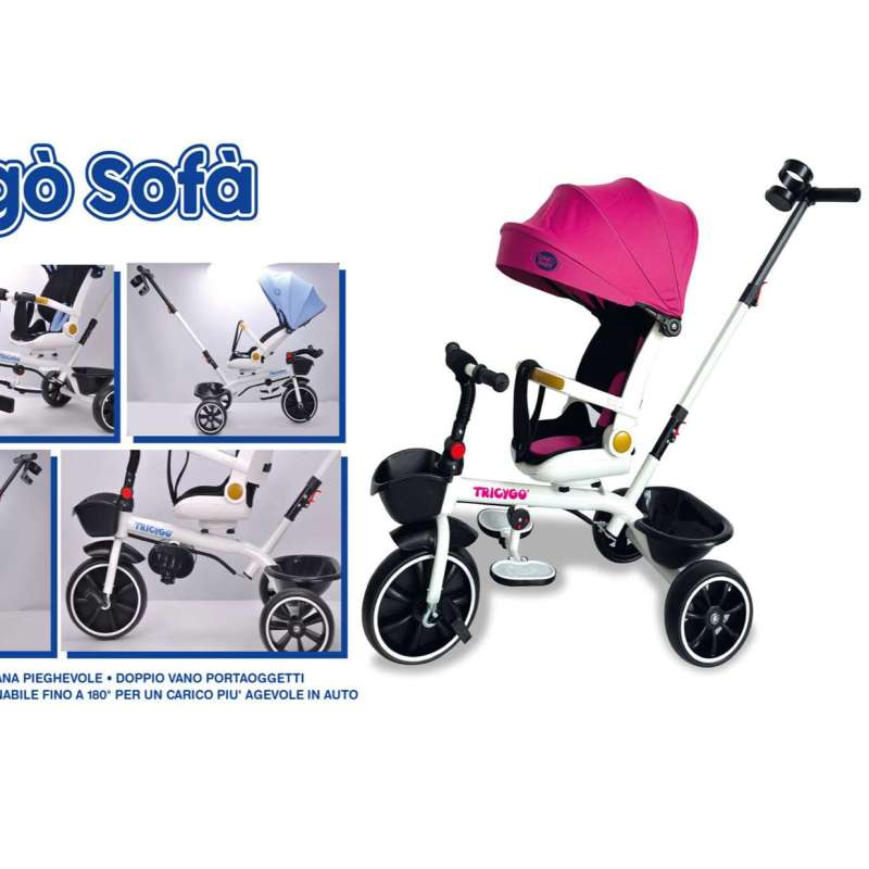 TRICICLO SOFA FUXIA GVC-5798