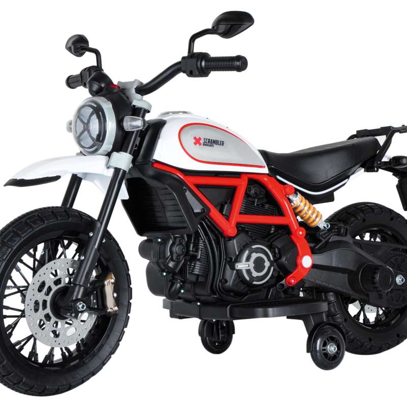 ELT. MOTO DUCATI SCRAMBLER BIANCA GVC-7072