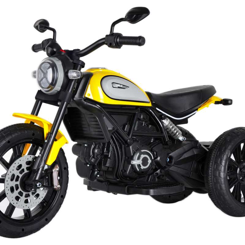 ELT. MOTO DUCATI SCRAMBLER GIALLA 12V GVC-7074