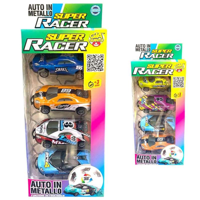 SET 4 AUTO METALLO CAPRIOLA GVC-8127 CT12