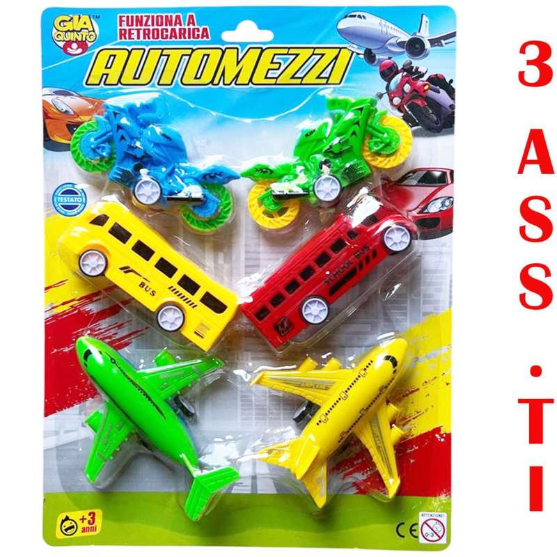 BLISTER 6 MEZZI ASS GVC-8131 CT12