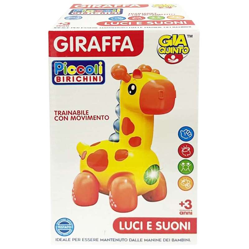 PB GIRAFFA CAMMINA GIALLA GVC-8199 CT12
