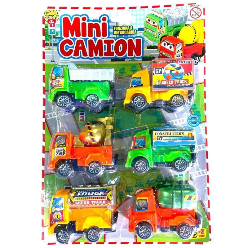 BLISTER 6 CAMIONCINI RC GVC-8389 CT12