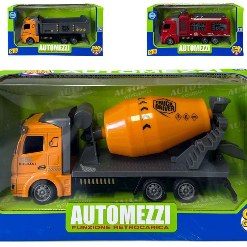 CAMION METALLO 6 ASS. GVC-8462 CT12