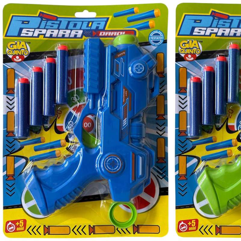 PISTOLA SPARA DARDI 2ASS GVC-8466 CT12