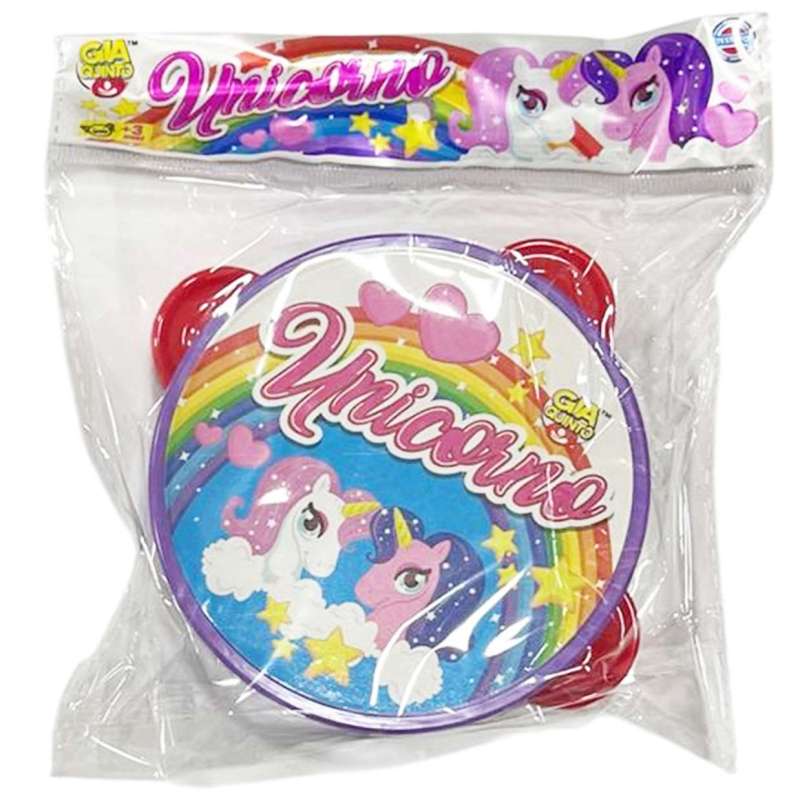 TAMBURELLA 9.5CM UNICORNO GVC-8474 CT240