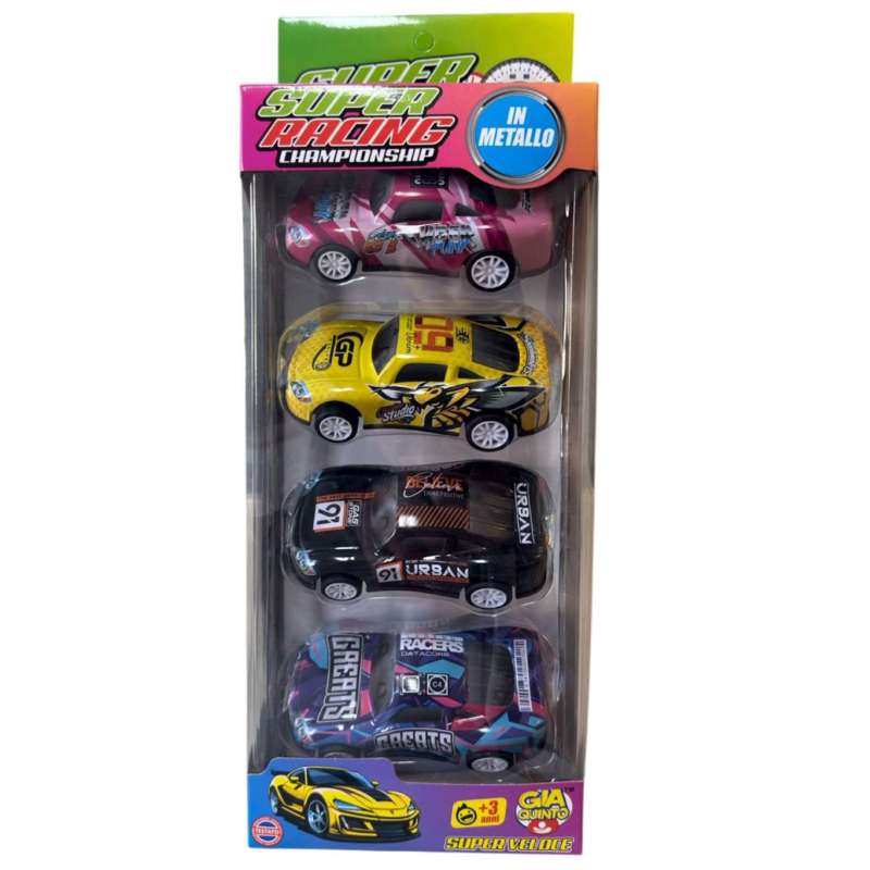 SET 4 AUTO METALLO GVC-8481 CT12