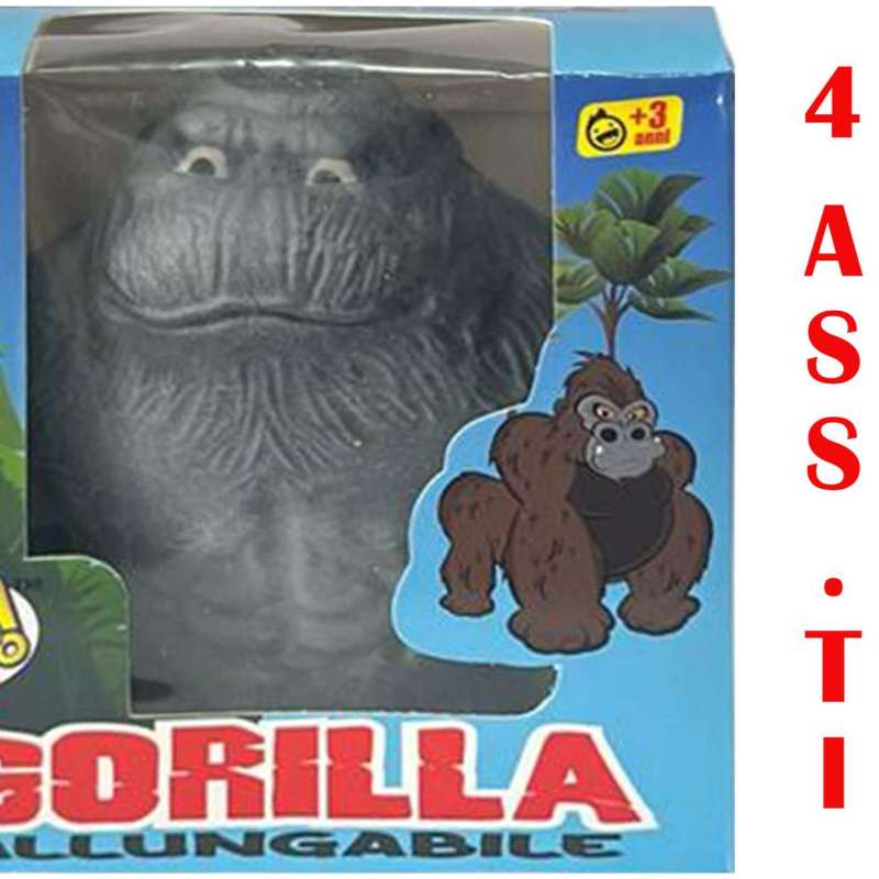 GORILLA ALLUNG 4ASS. IN SCATOLA GVC-8644