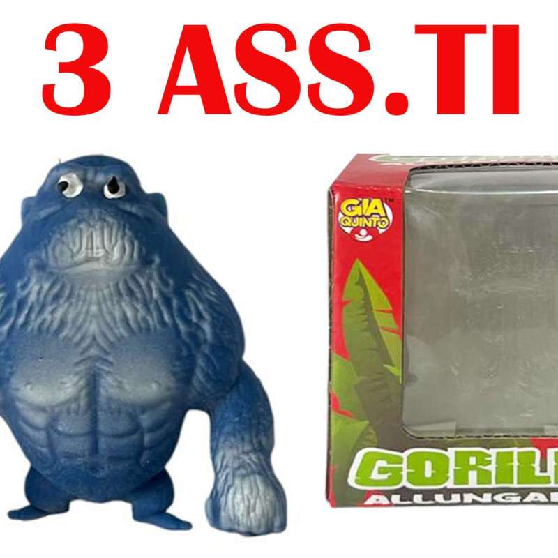 GORILLA ALLUNG 3ASS. IN SCATOLA GVC-8658