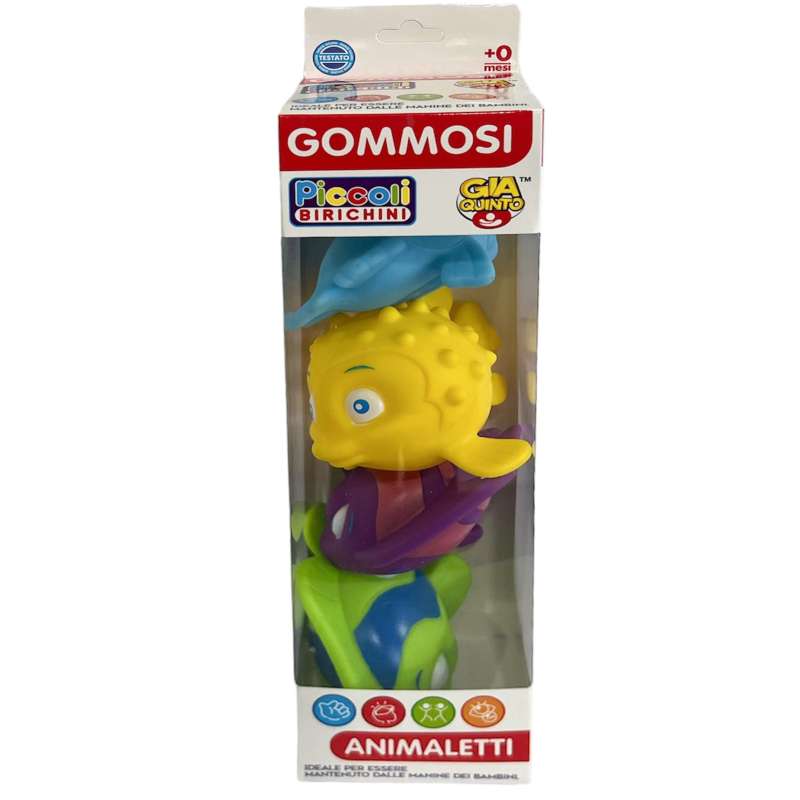 PB PESCIOLINI MORBIDI SET 4PCS GVC-9683