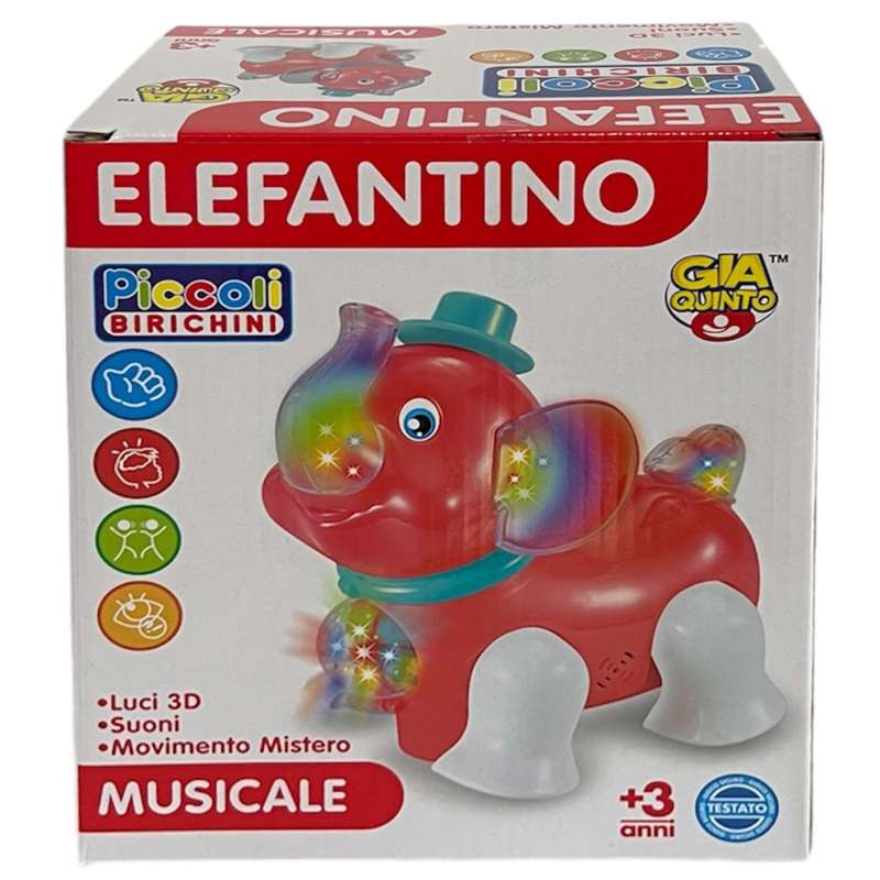 PB ELEFANTINO MUSICALE GVC-9728 CT12