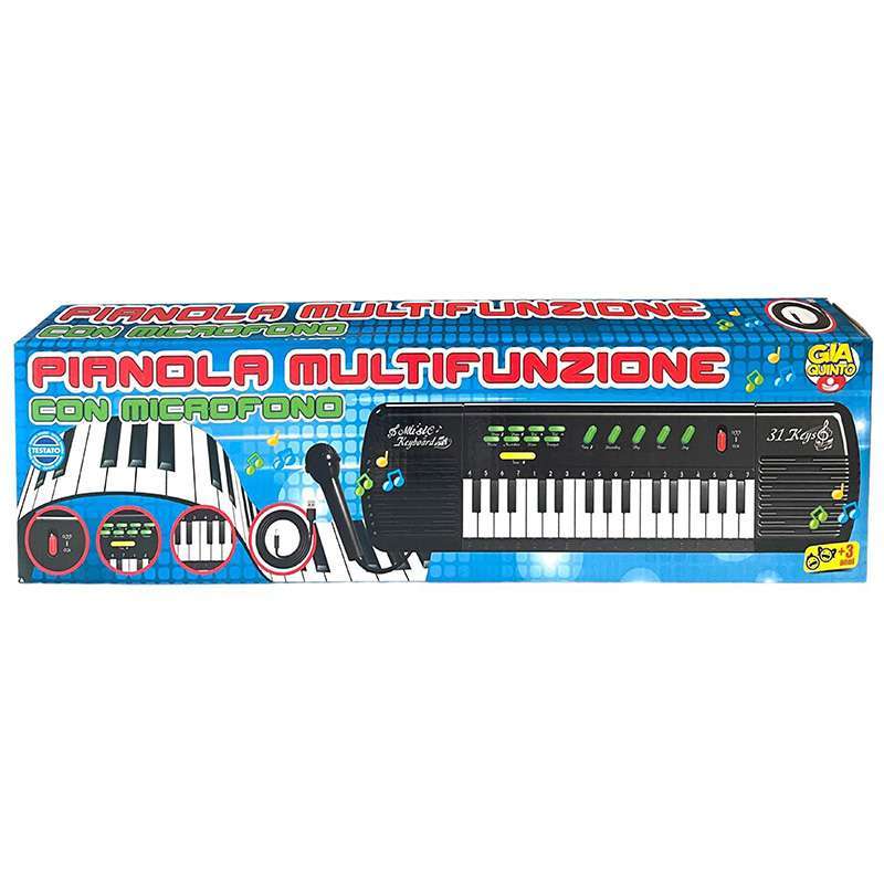 PIANOLA CON MICROFONO 31TASTI GVC-9741 C