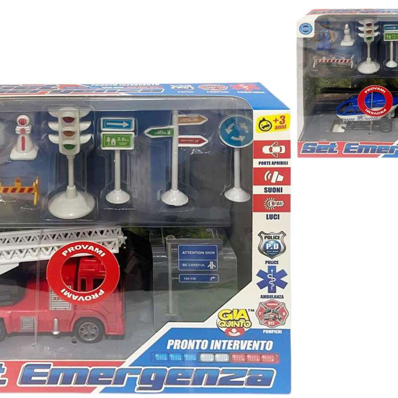 SET EMERGENZA LUCI E SUONI GVC-9820 CT12