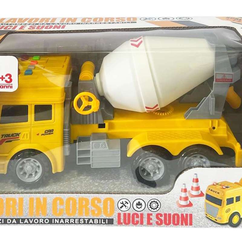 CAMION LAVORI IN CORSO LUCI E SUONI GVC-9885 CT6